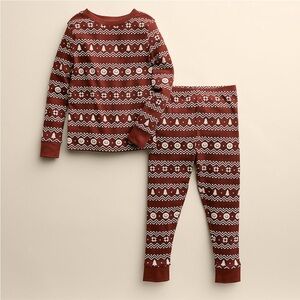Little Co by Lauren Conrad Unisex Organic Cotton Blend Festive Pajama Set